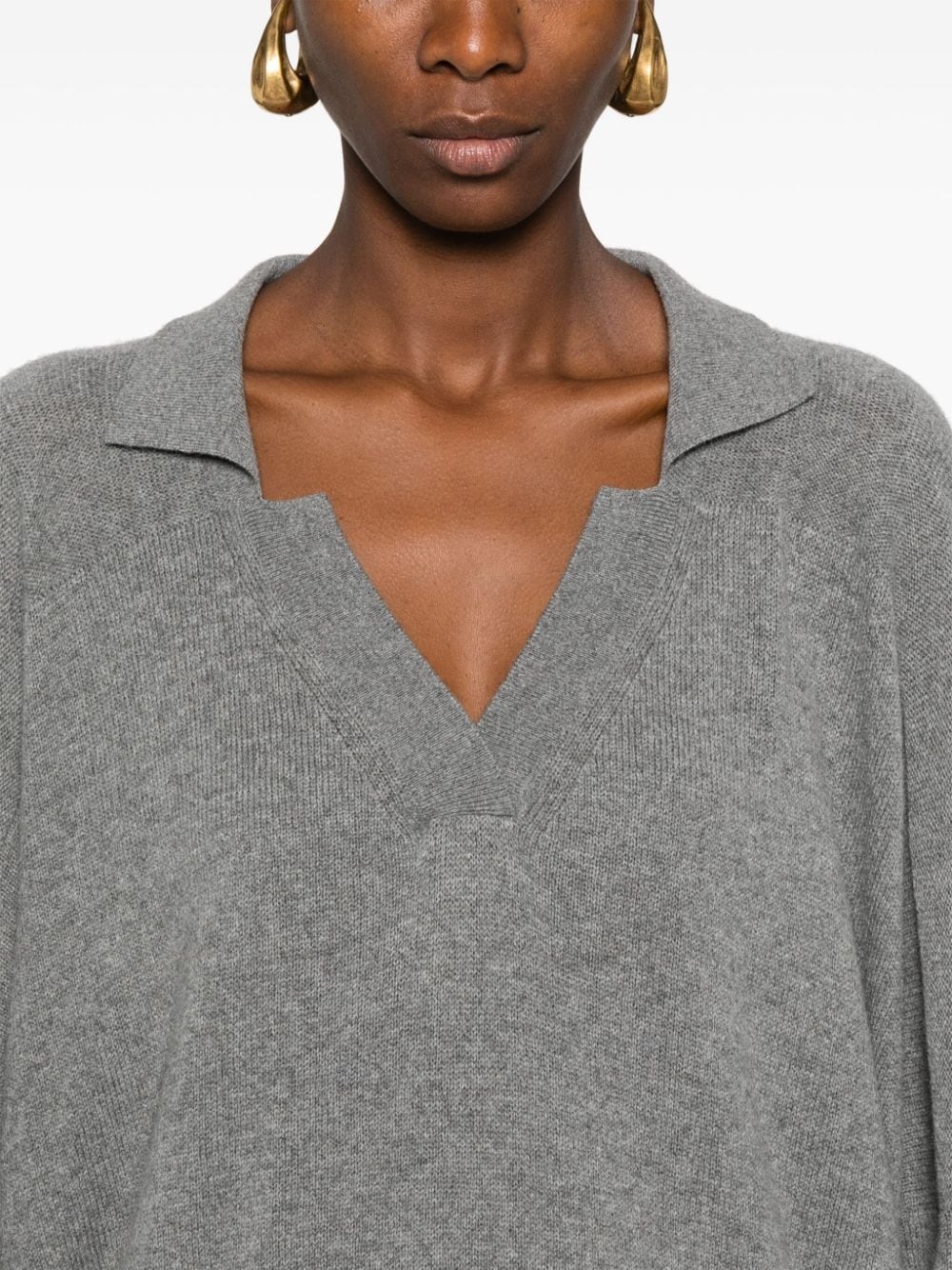 mÃ©lange polo sweater - 5
