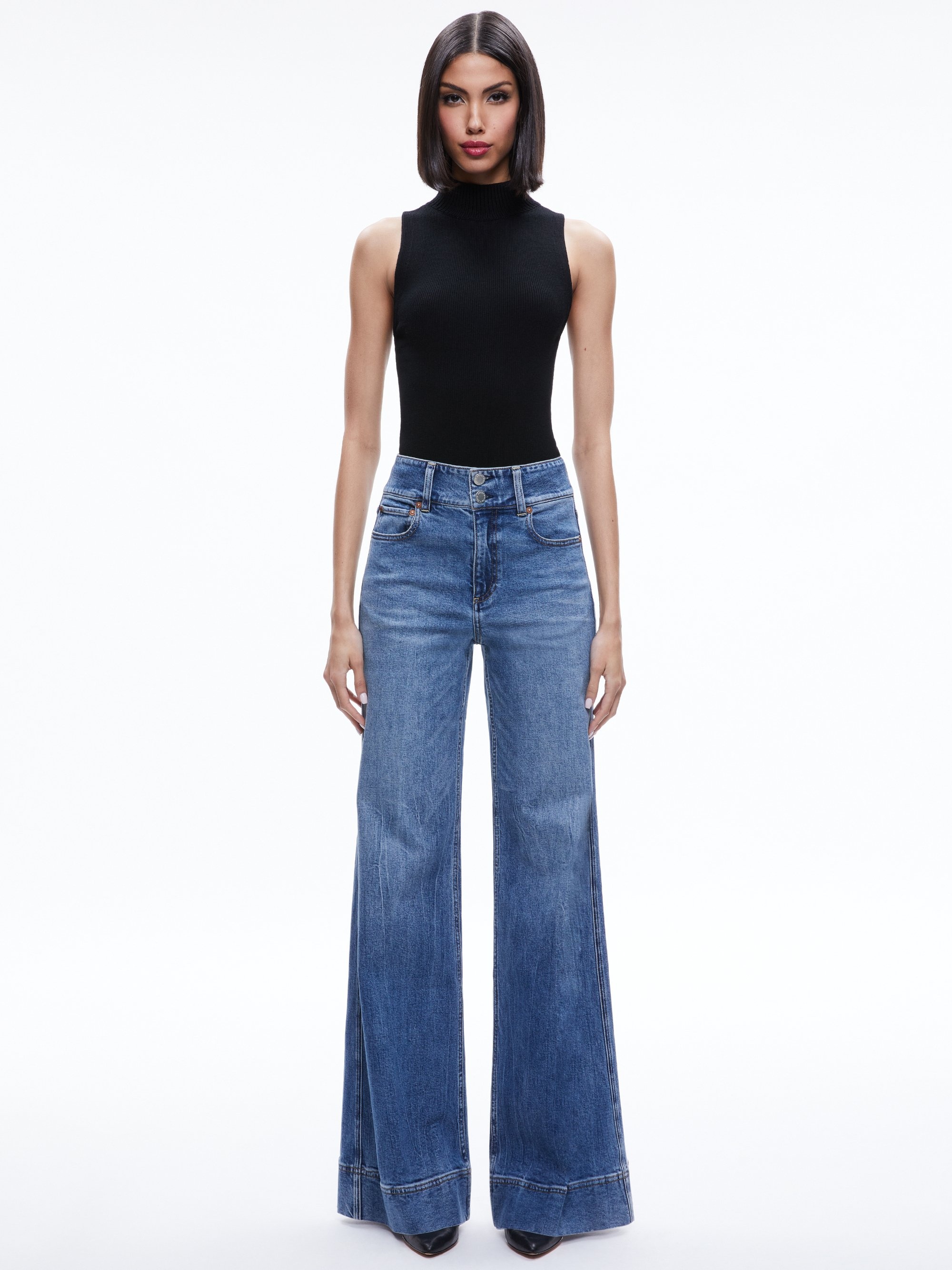 DARCEY TURTLENECK SWEATER TANK - 4