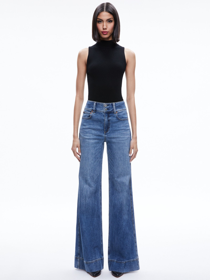 Alice + Olivia DARCEY TURTLENECK SWEATER TANK outlook