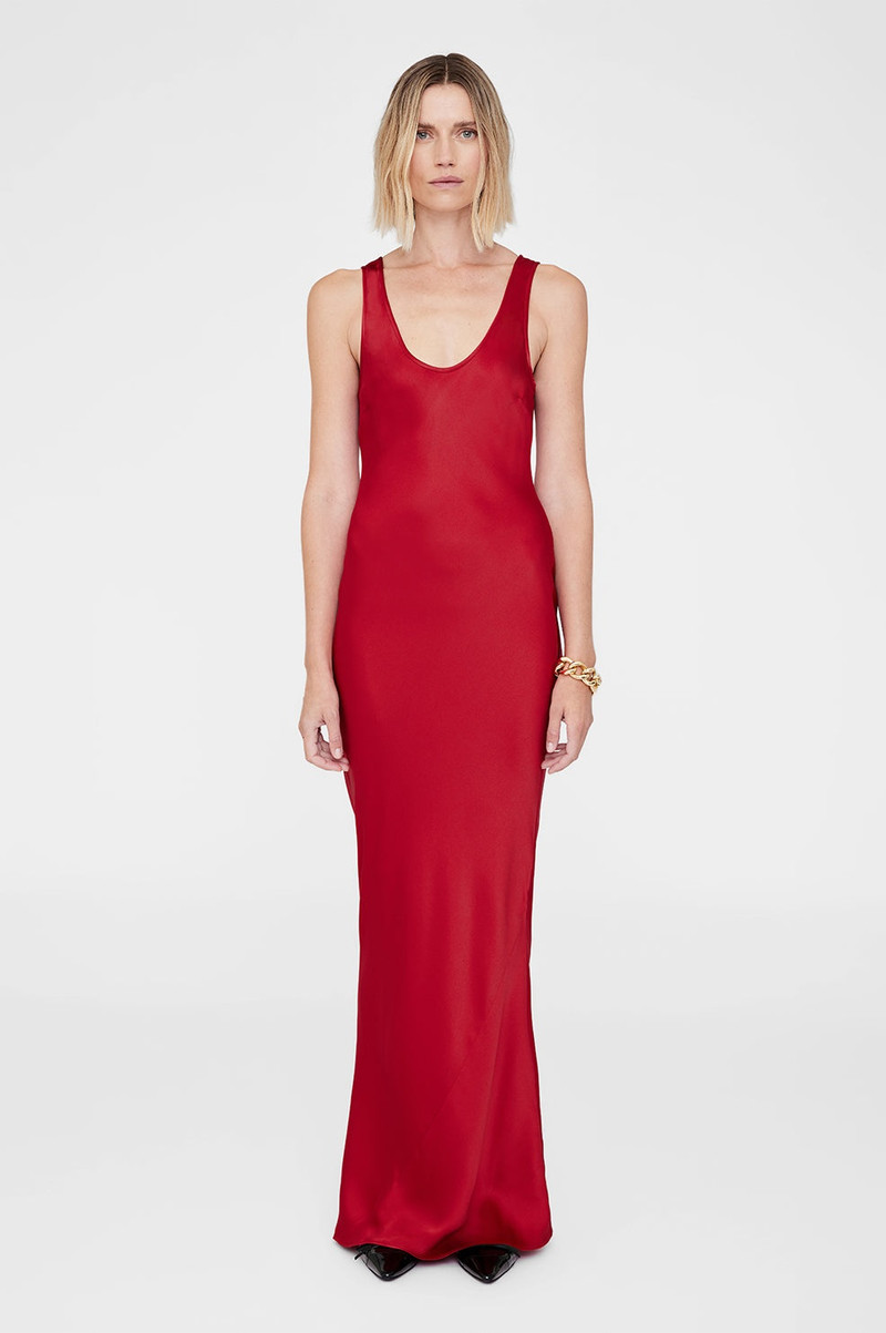 ANINE BING Alison Dress - Scarlet Red outlook