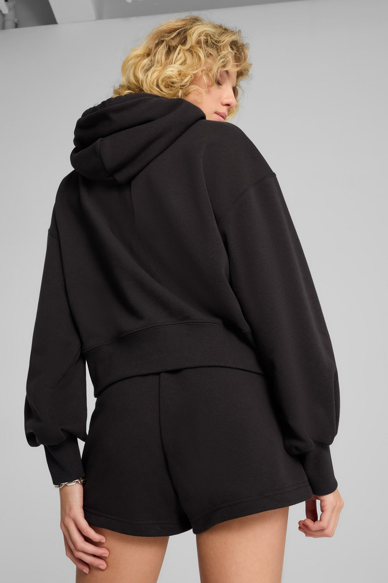 Wardrobe Essentials Women's Relaxed Cropped Hoodie 6