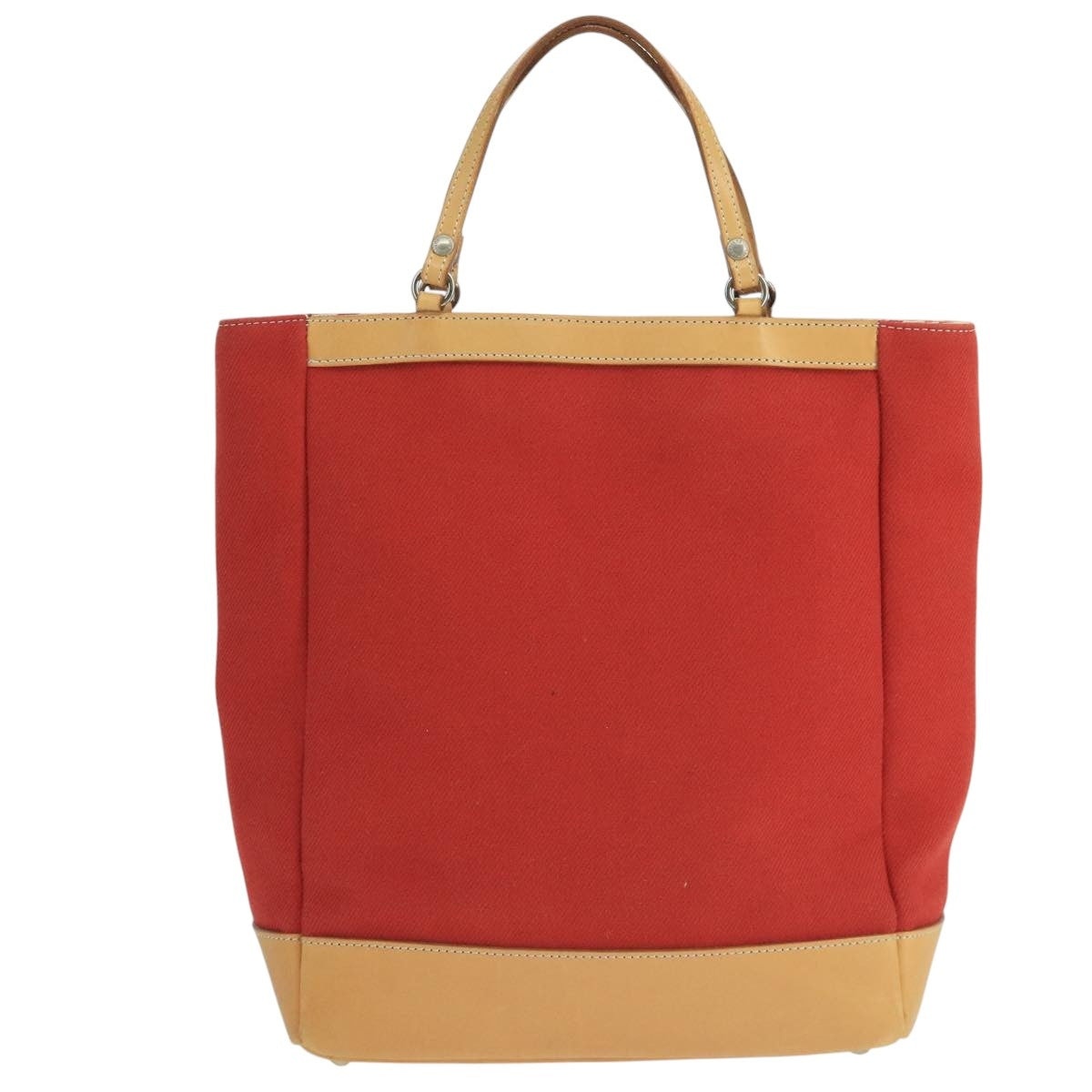 Burberry Blue Label Tote Bag Canvas Red - 3