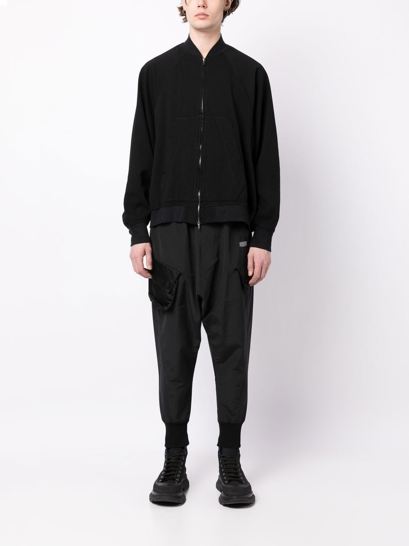 Julius ribbed cotton bomber jacket outlook