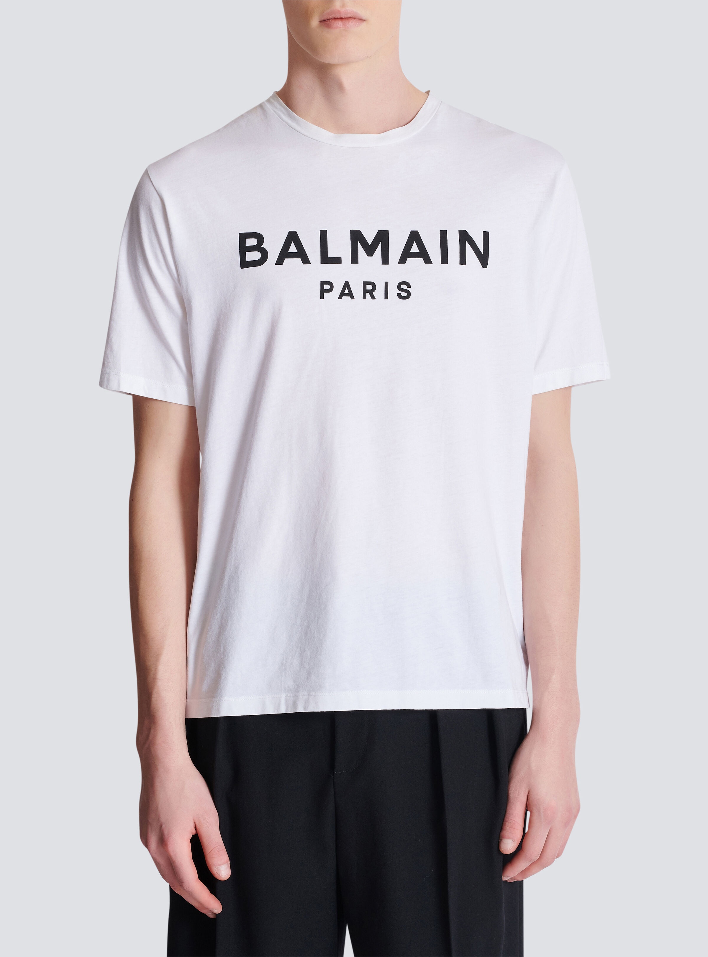 T-shirt with Balmain Paris print - 5