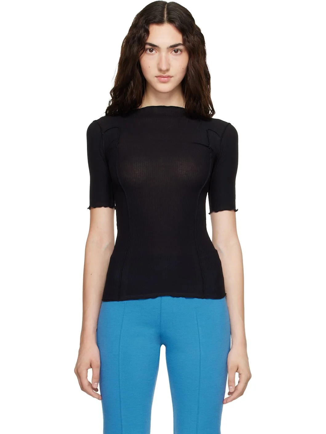 Black Omato 3/4 T-shirt - 1