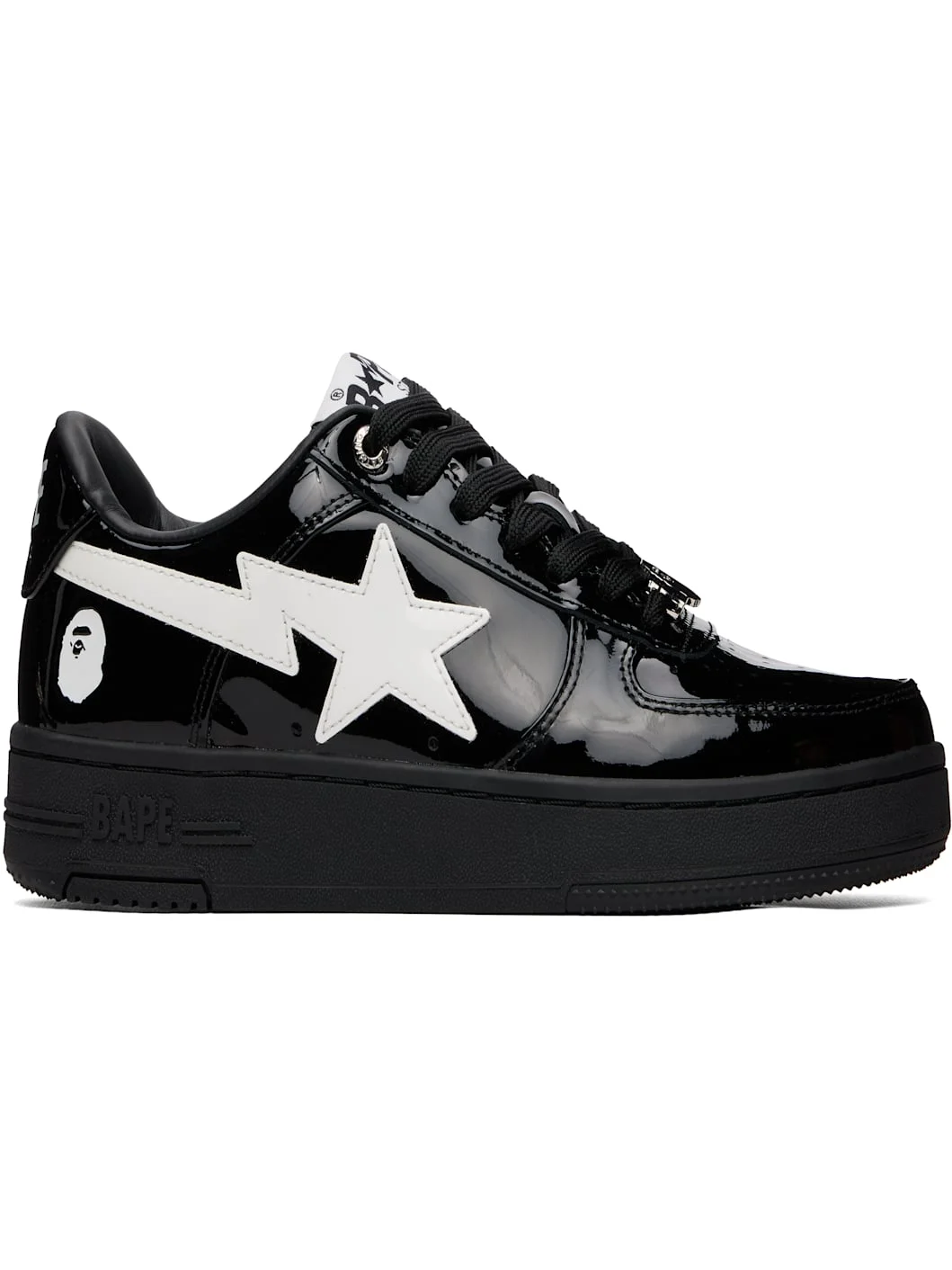 Black BAPE STA #2 Sneakers - 1