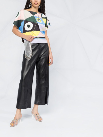 EMILIO PUCCI abstract-print top outlook