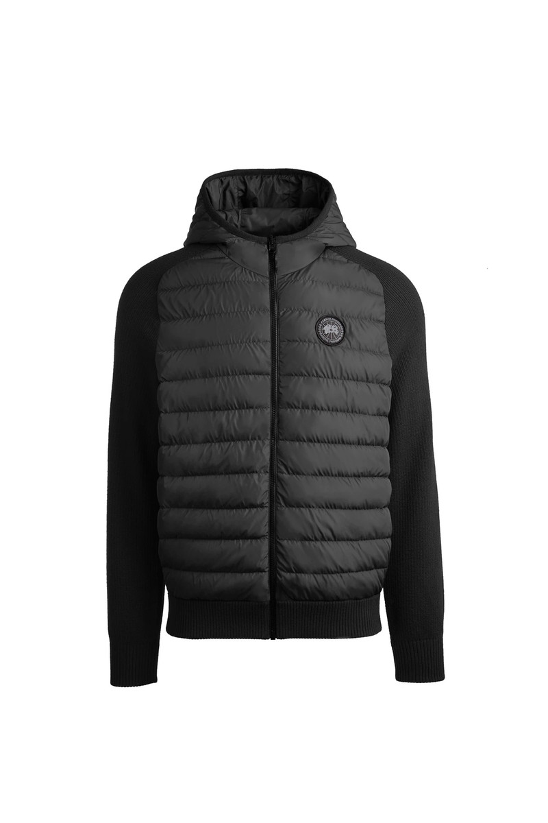 HYBRIDGE KNIT REVERSIBLE HOODY BLACK LABEL 9