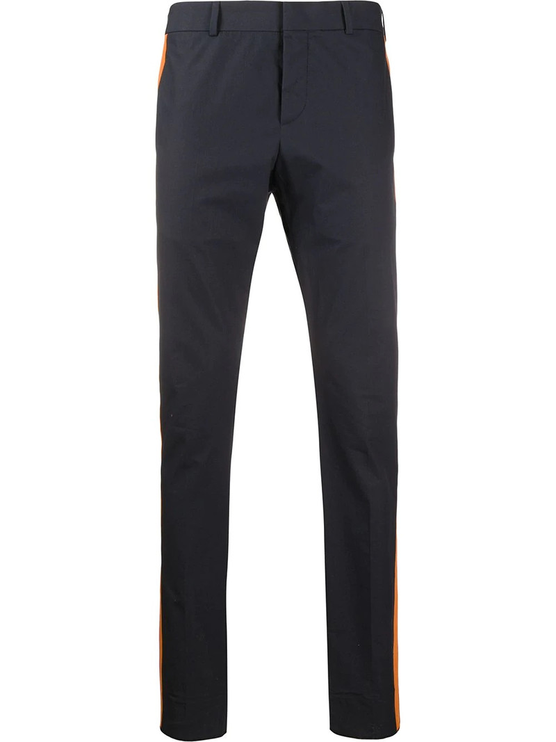 contrast panel trousers 1