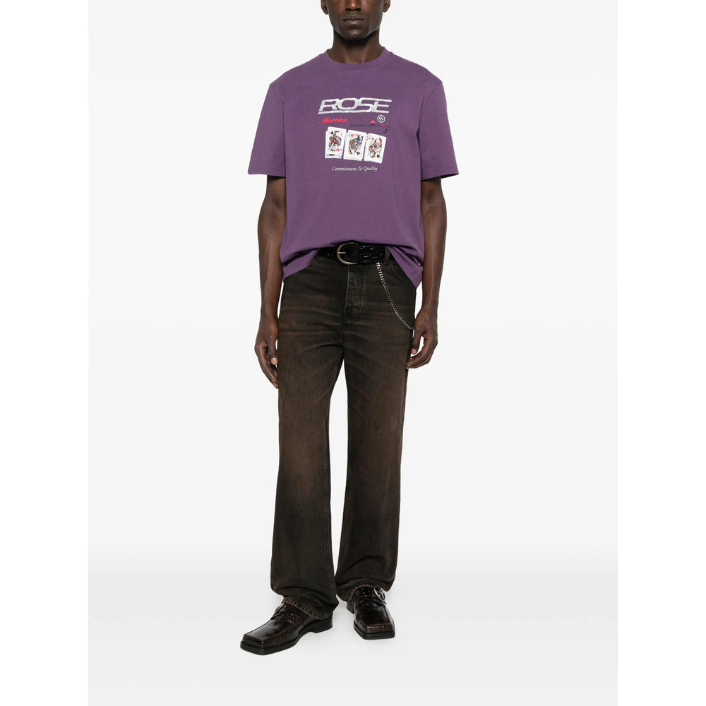Martine Rose Purple T-Shirts & Vests - T-Shirts Men - 4