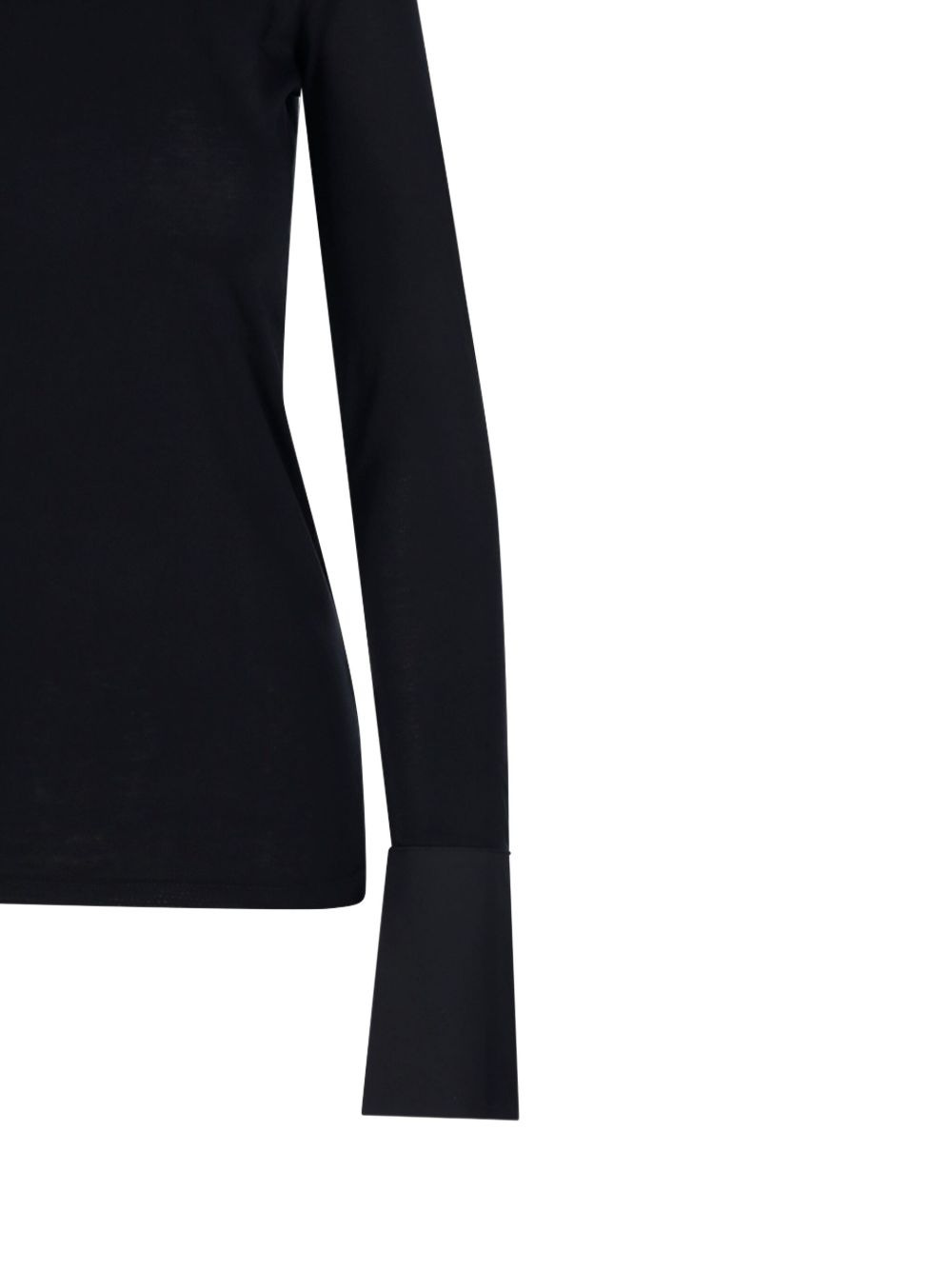 cuff detail long-sleeve top - 4
