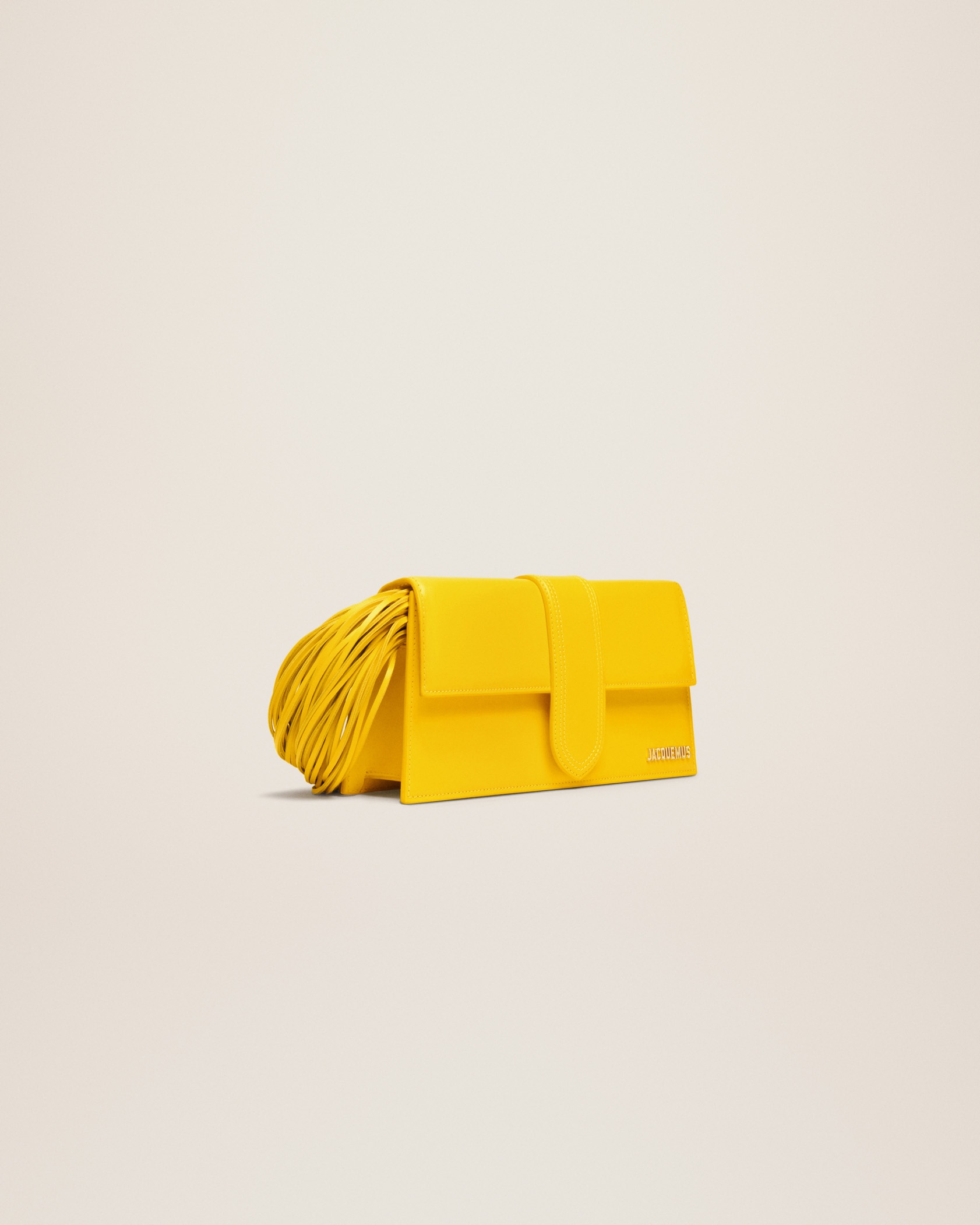 Jacquemus Women's Bambino Long Ficiu Strappy Shoulder Bag - Yellow One-Size