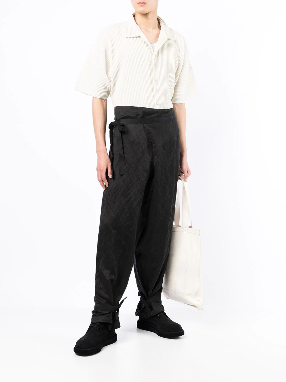 The Morris wide-leg trousers - 3