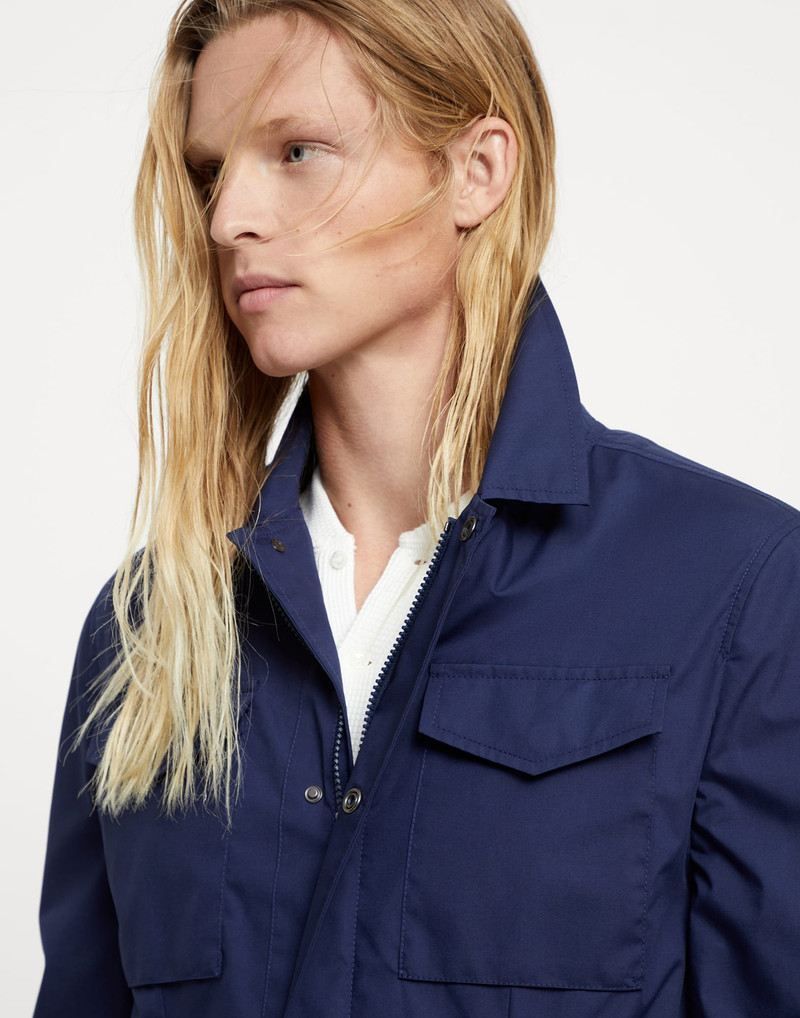 Lightweight water-resistant techno cotton field jacket 3