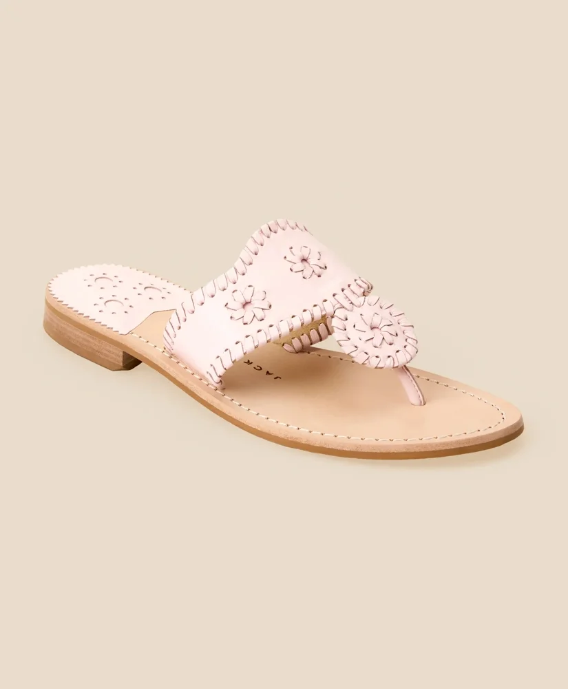 Jack Rogers Jacks Leather Flat Sandal - 1