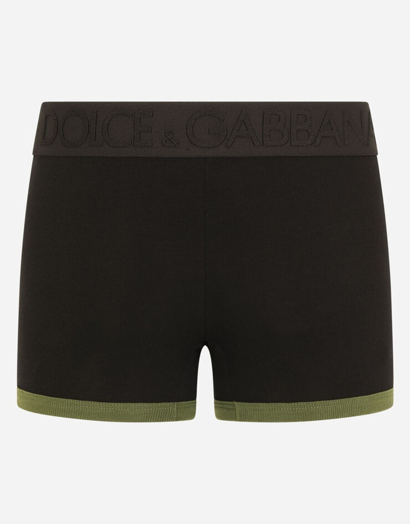 Fine-rib stretch cotton boxers 3