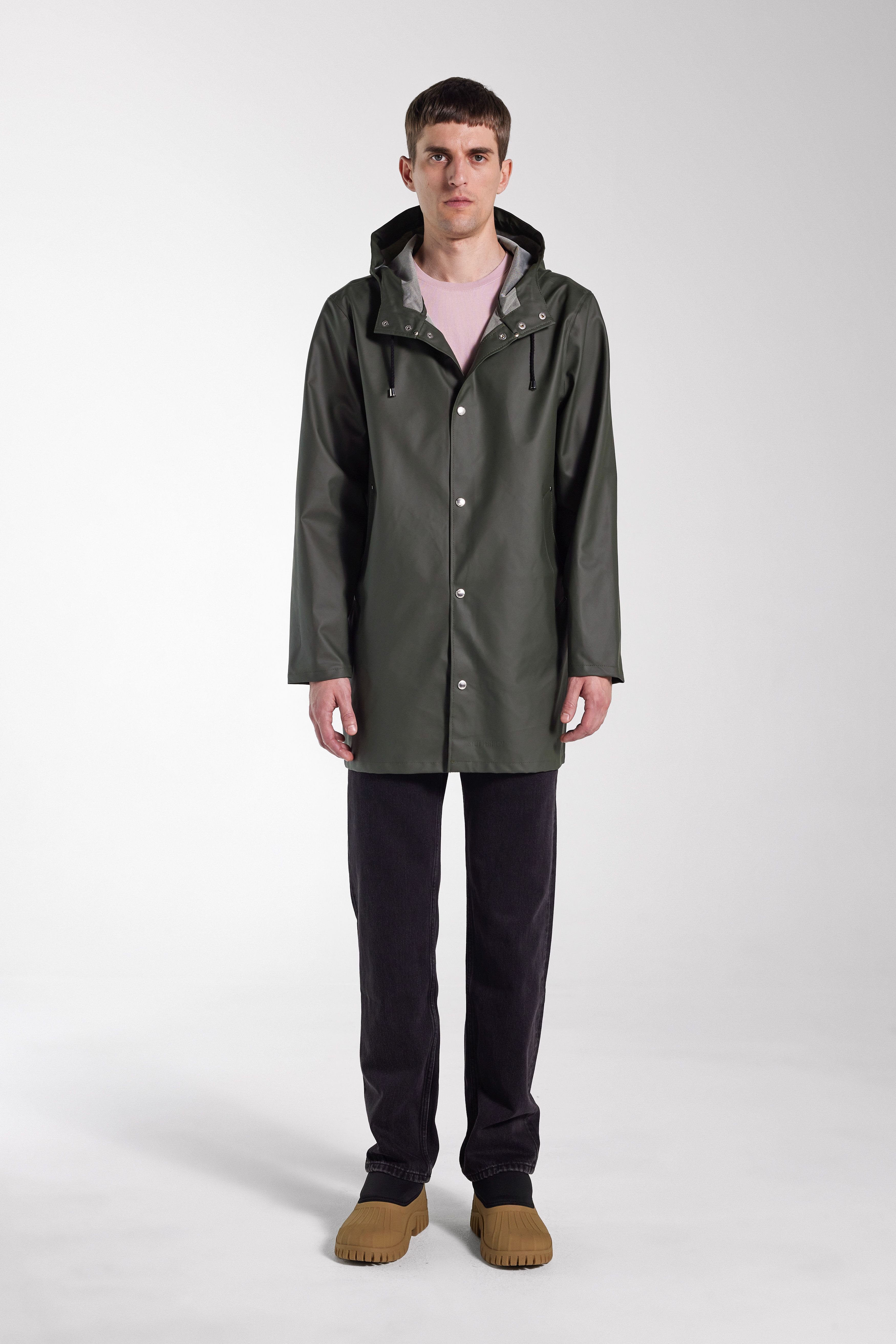 Stockholm Lightweight Raincoat Green - 1