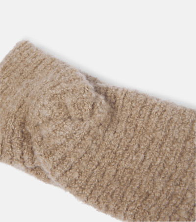 Loro Piana Cocooning Air cashmere-blend headband outlook