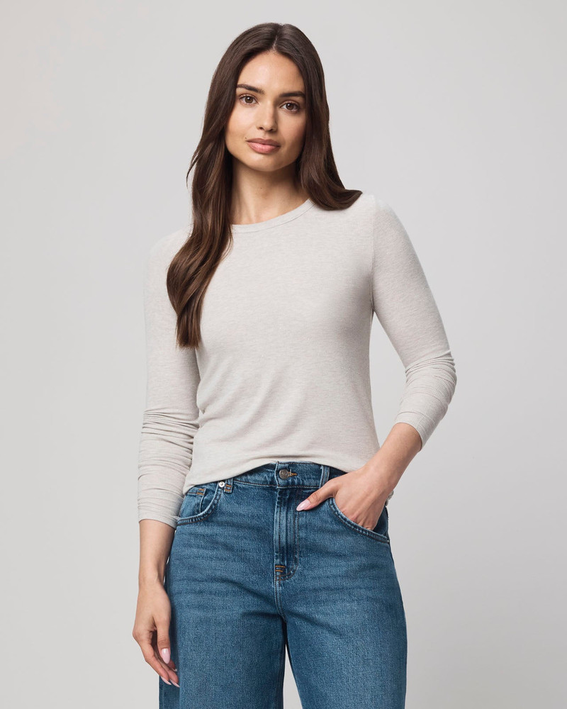Isabella Eyelash Shimmer Long Sleeve Tee 1