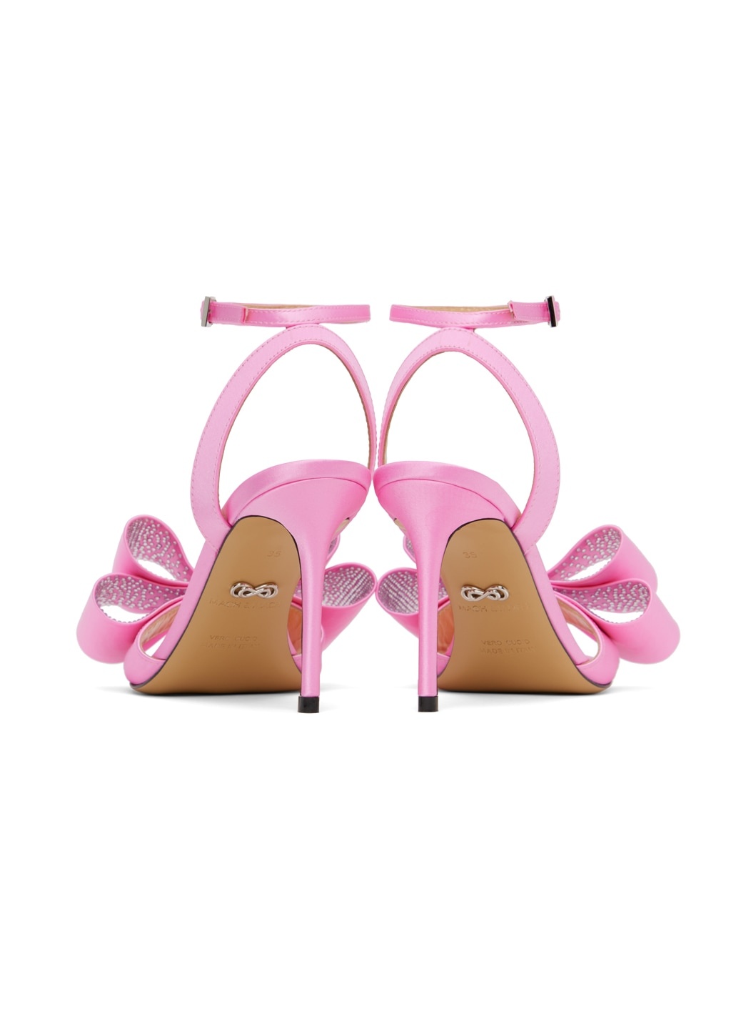 Pink 'Le Cadeau' 95 Heeled Sandals - 2