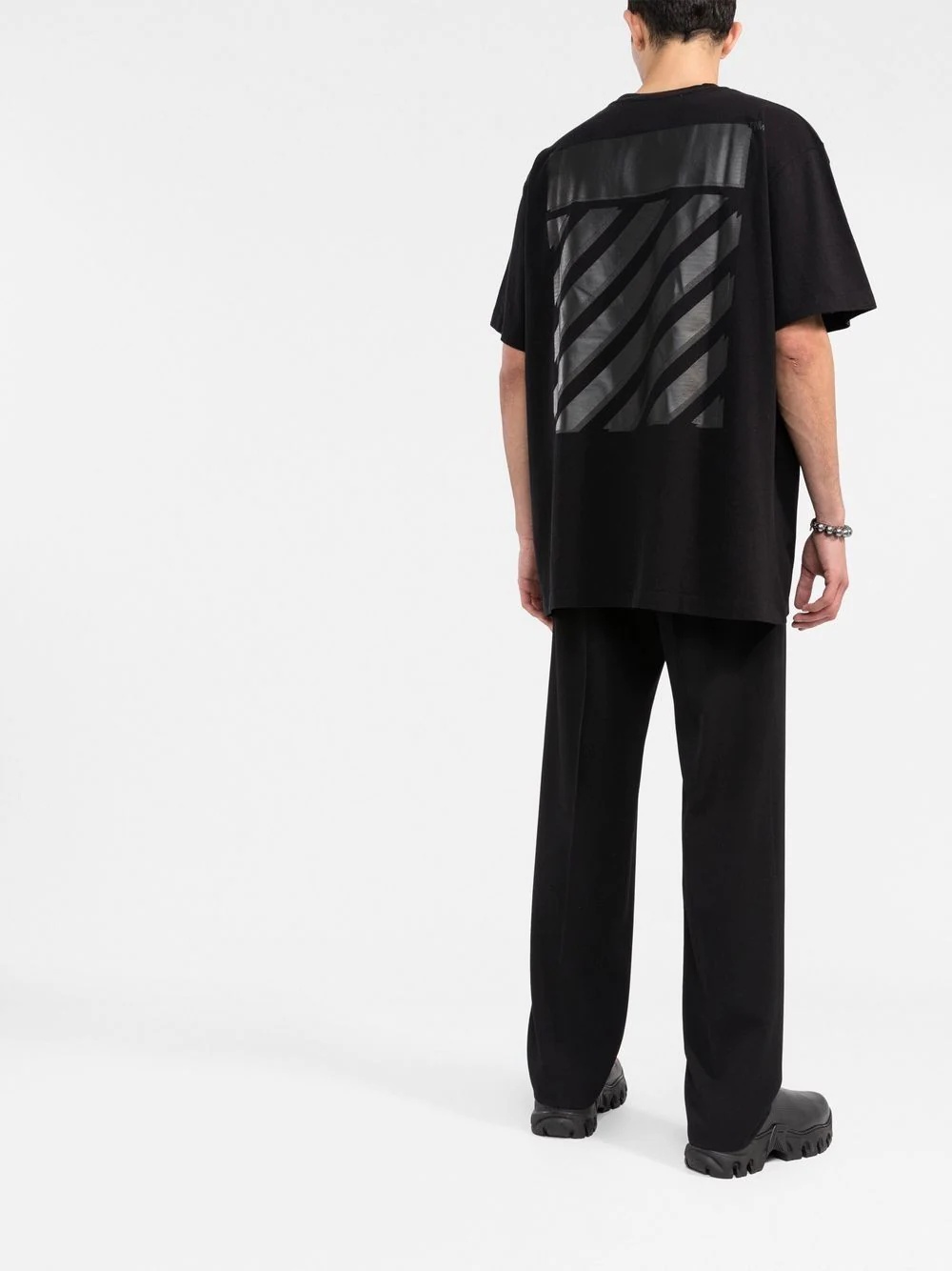 Diagonals short-sleeve T-shirt - 4