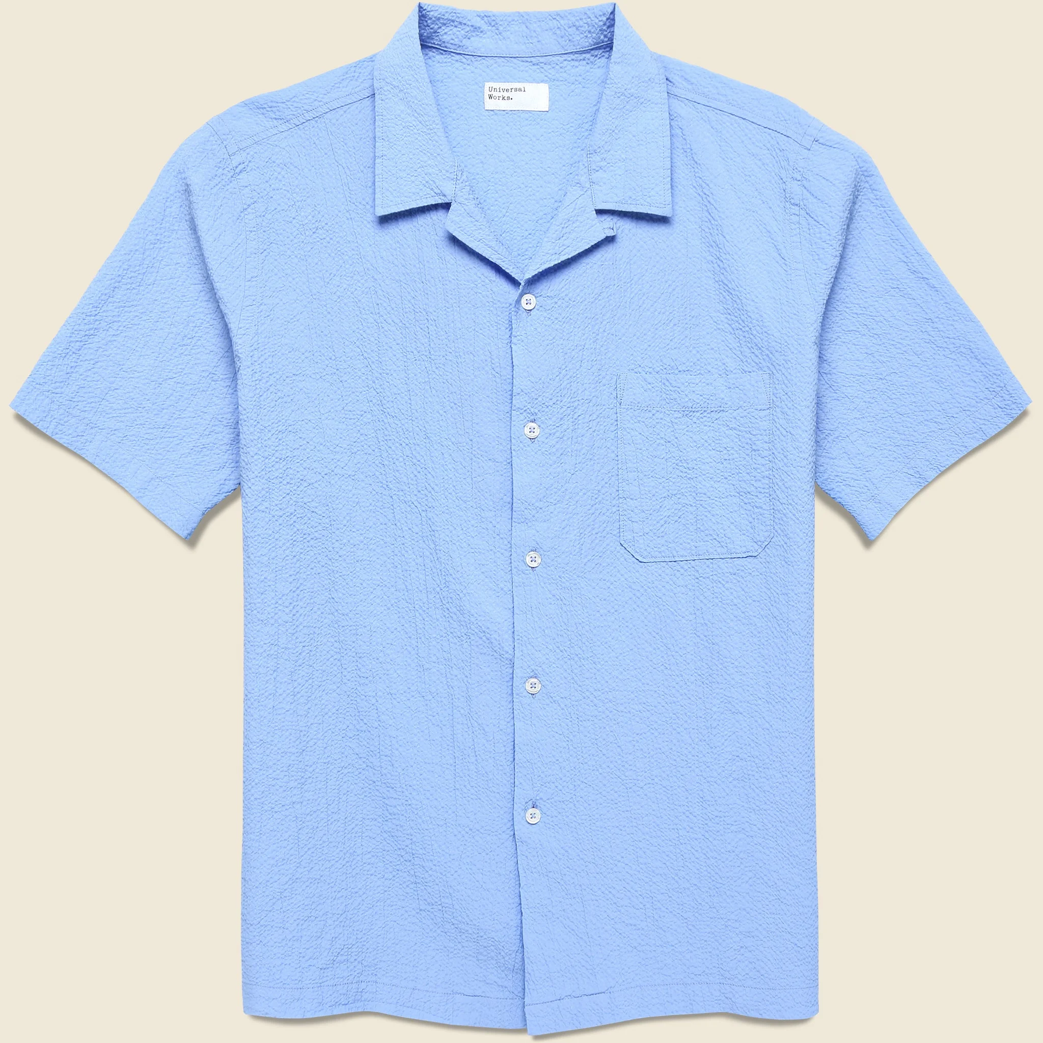 Seersucker Road Shirt - Sky Blue - 1