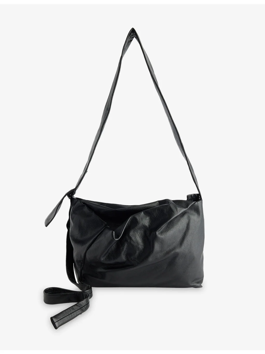 Puff Leather Crossbody Bag - 1