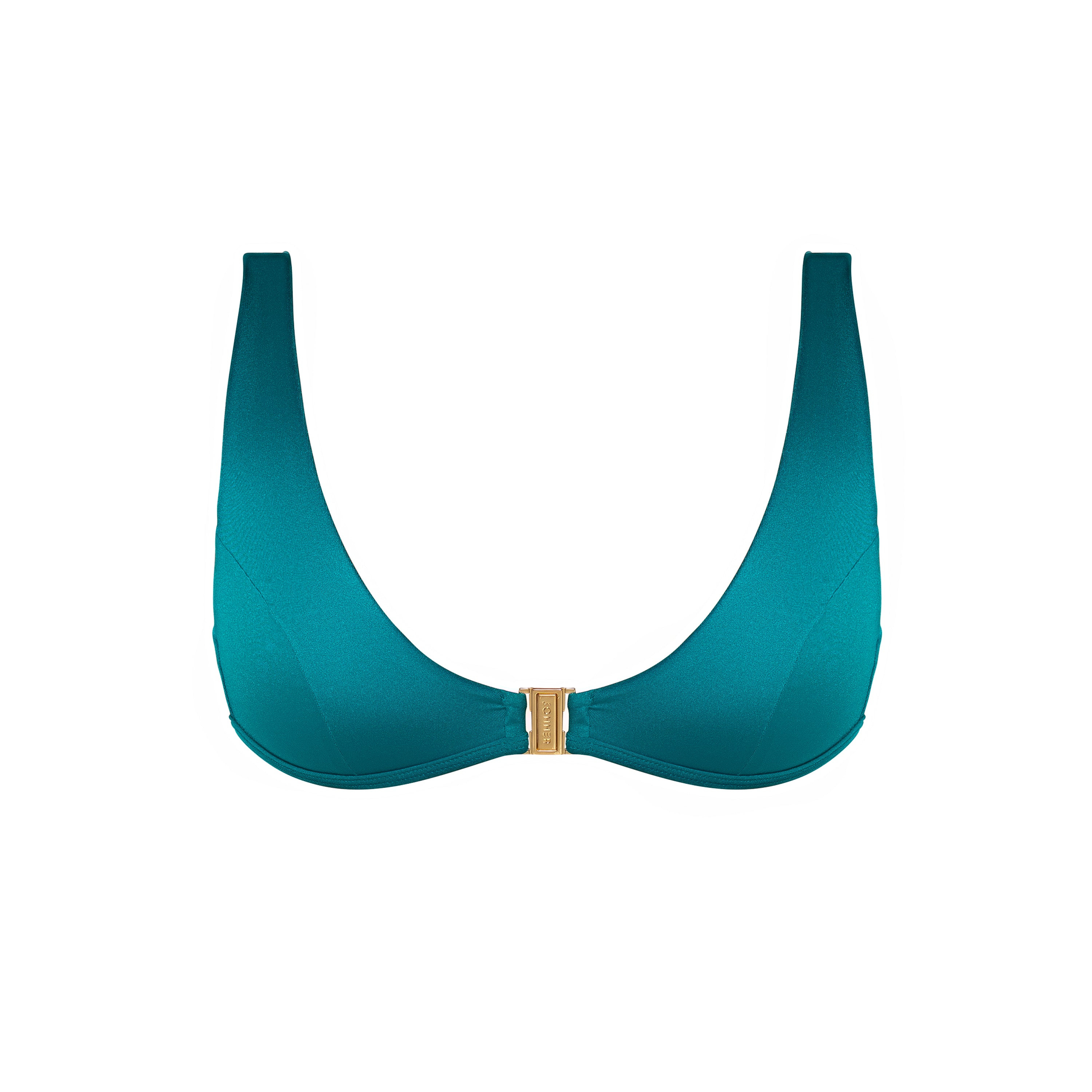CRAWFORD Blue Fondale - Bralette Bikini Top - 6