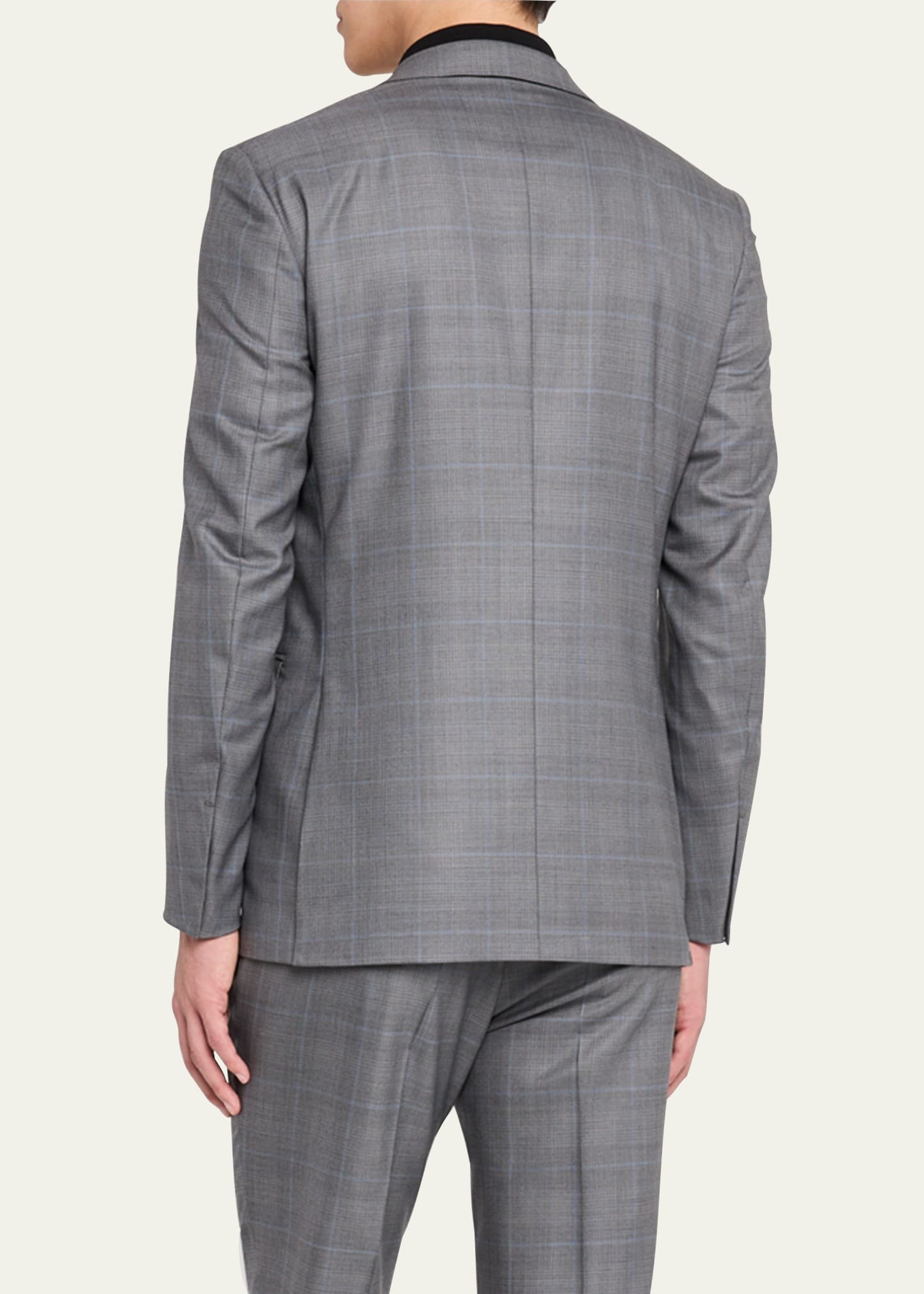 Men's 15milmil15 Wool Plaid Suit - 3