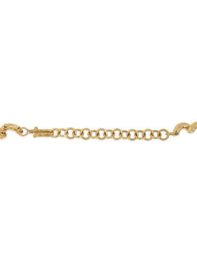 ULLA JOHNSON wave brass necklace outlook