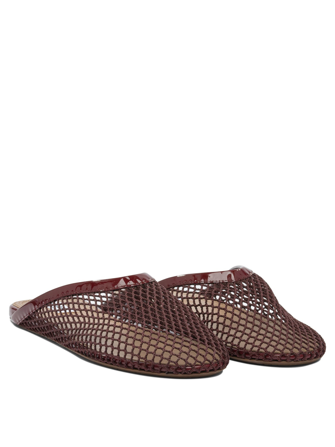 Alaia Flat Mesh Mules - 2