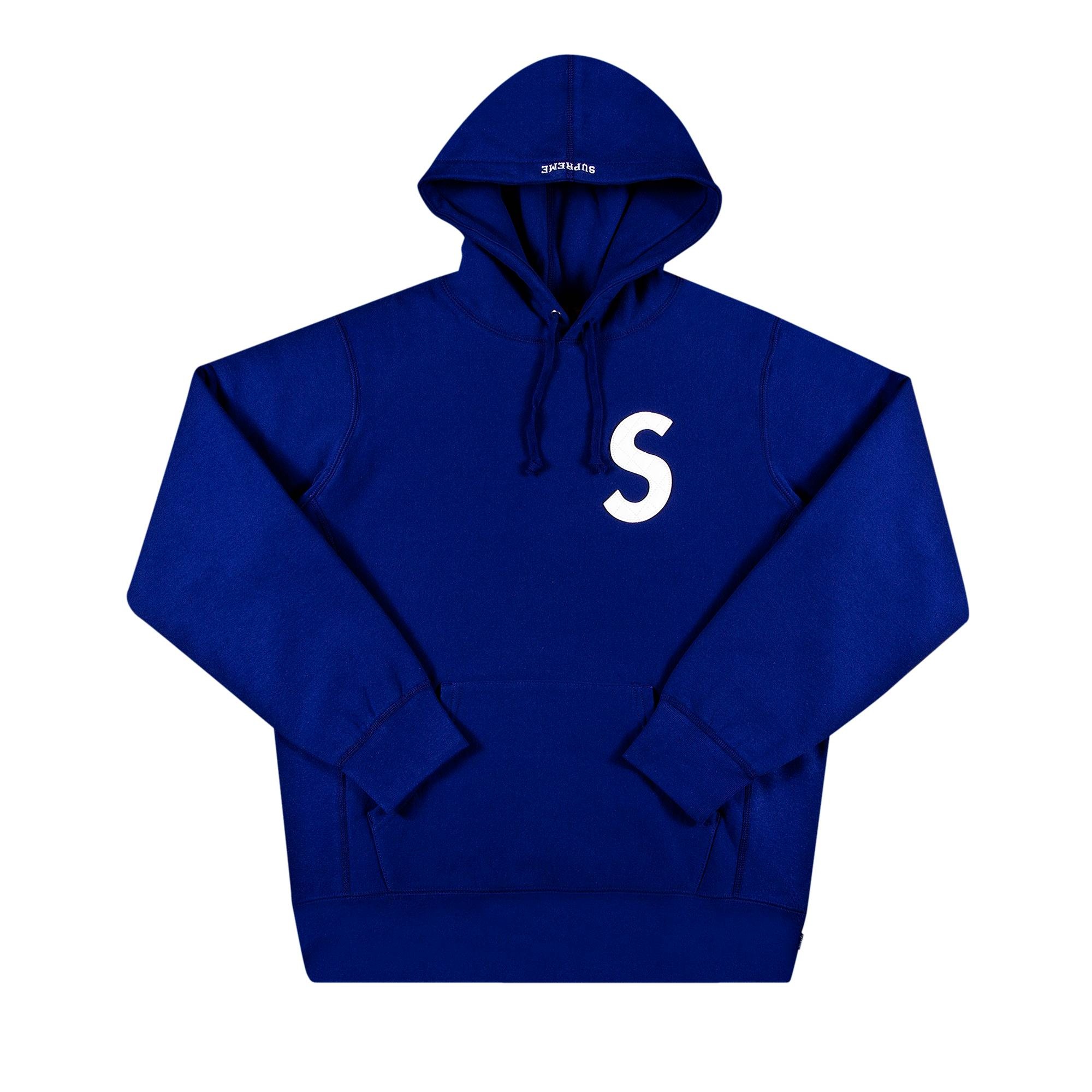 Supreme S Logo Hooded Sweatshirt 'Dark Royal' - 1