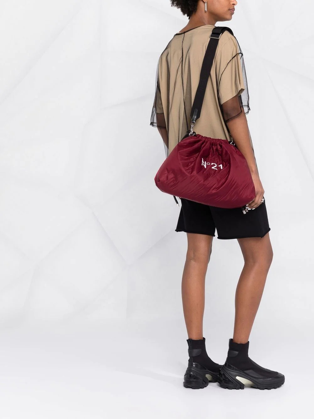 Eva logo-print crossbody bag - 2