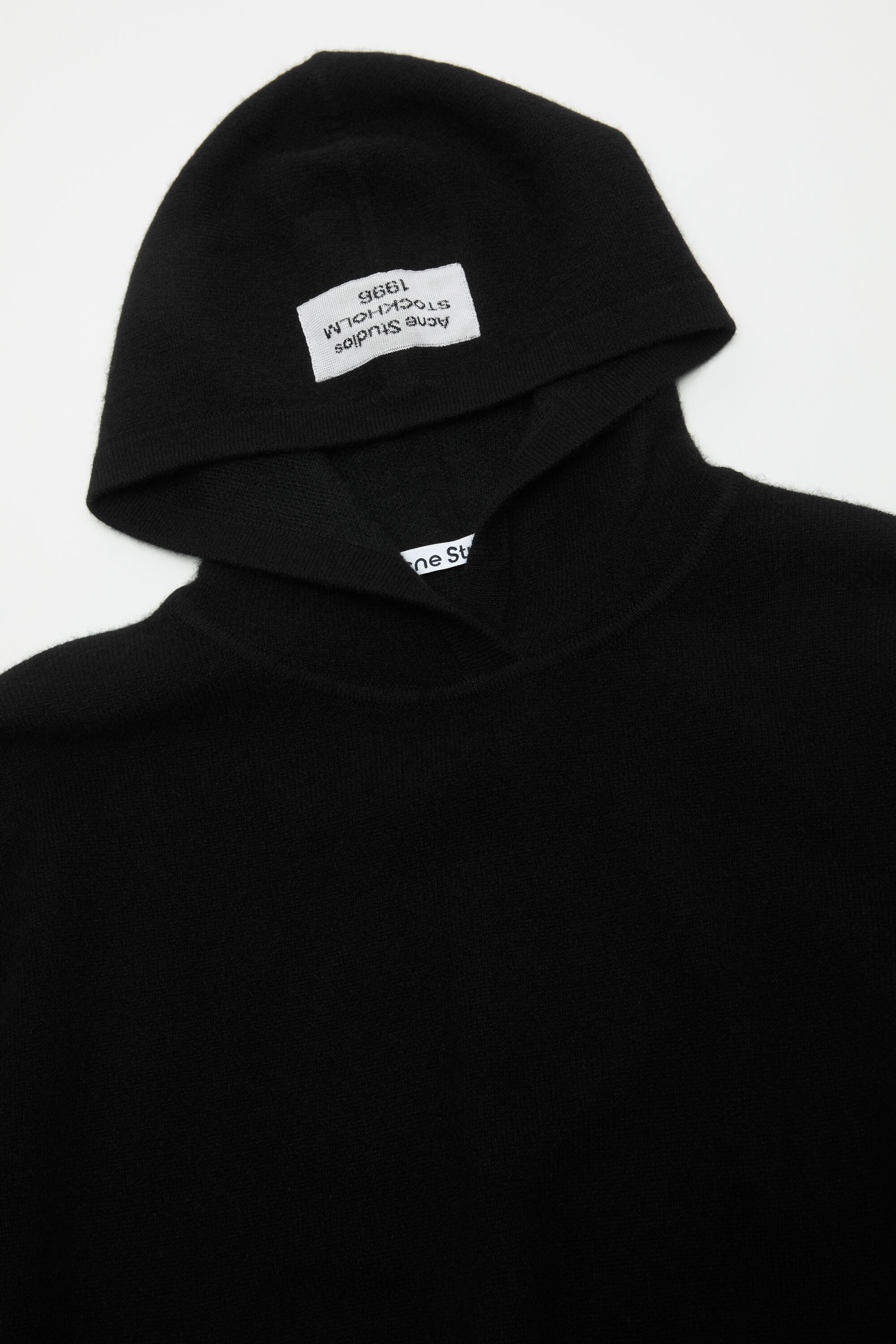 Cashmere hoodie - Black - 5