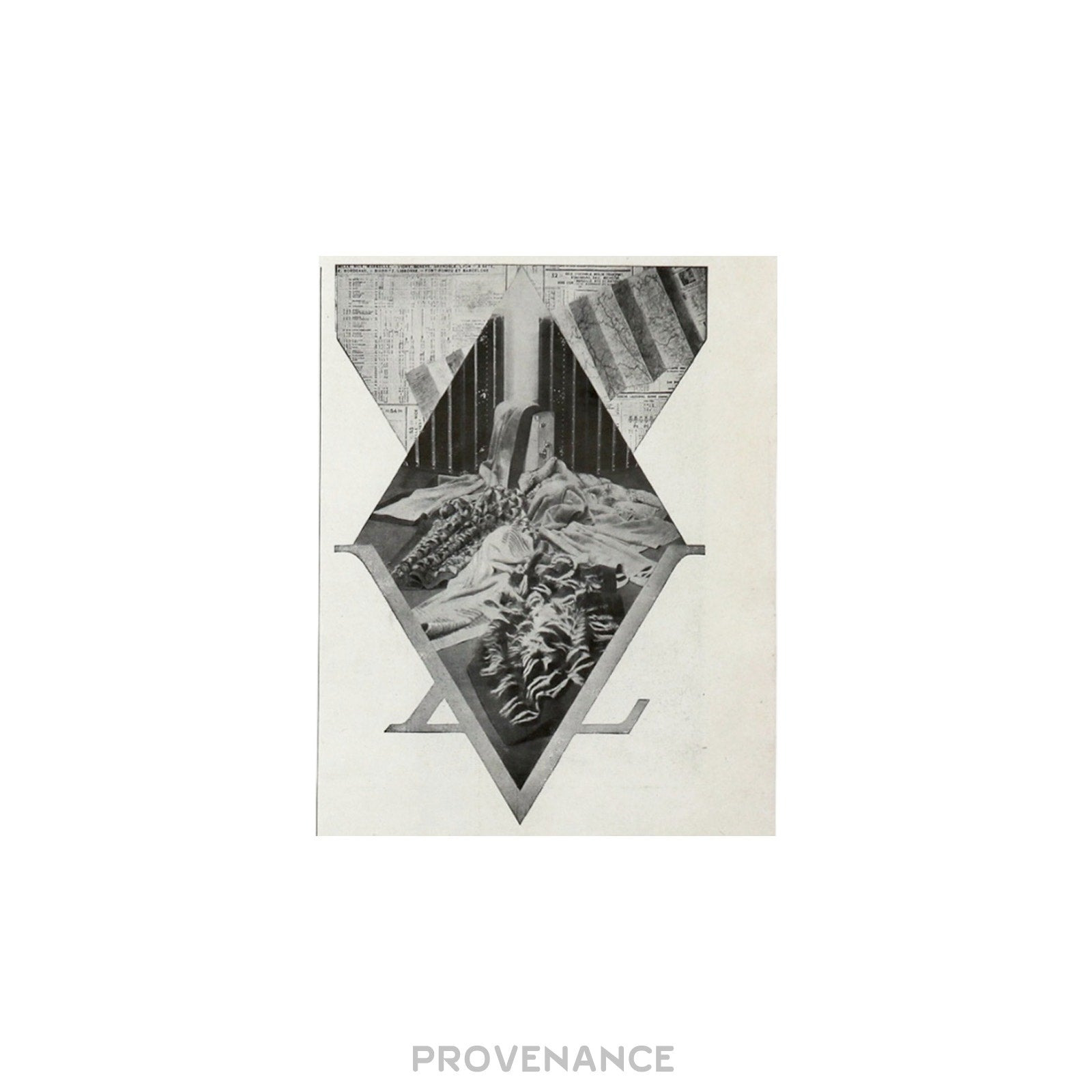 Louis Vuitton Antique Vintage Newsprint Ad - MATERIALS - 6