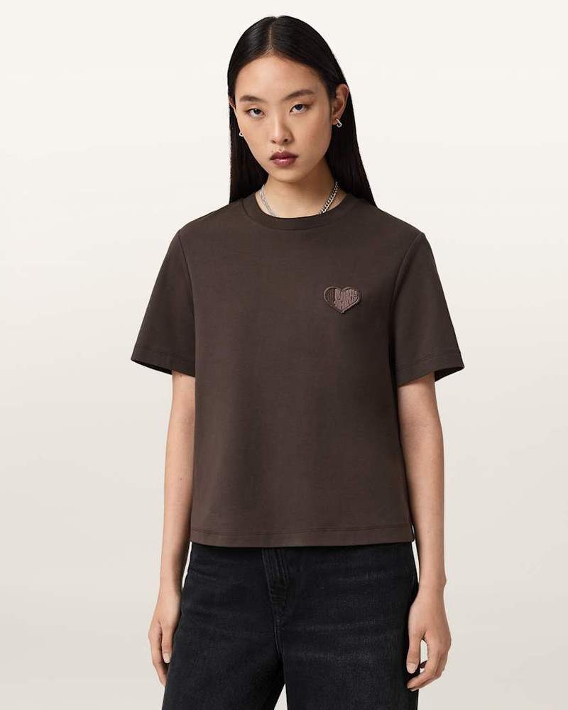 ALLSAINTS LOVER LISA EMBROIDERED T-SHIRT outlook