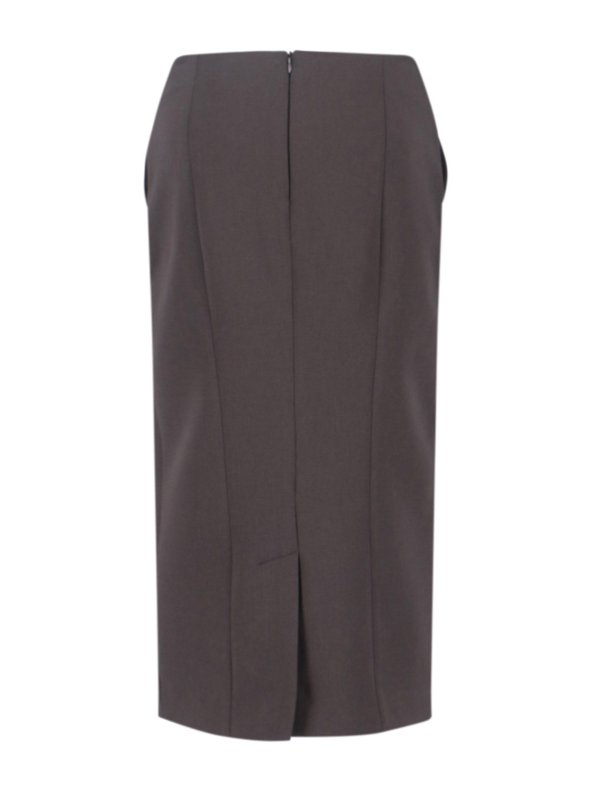VIRGIN WOOL MIDI SKIRT - 2