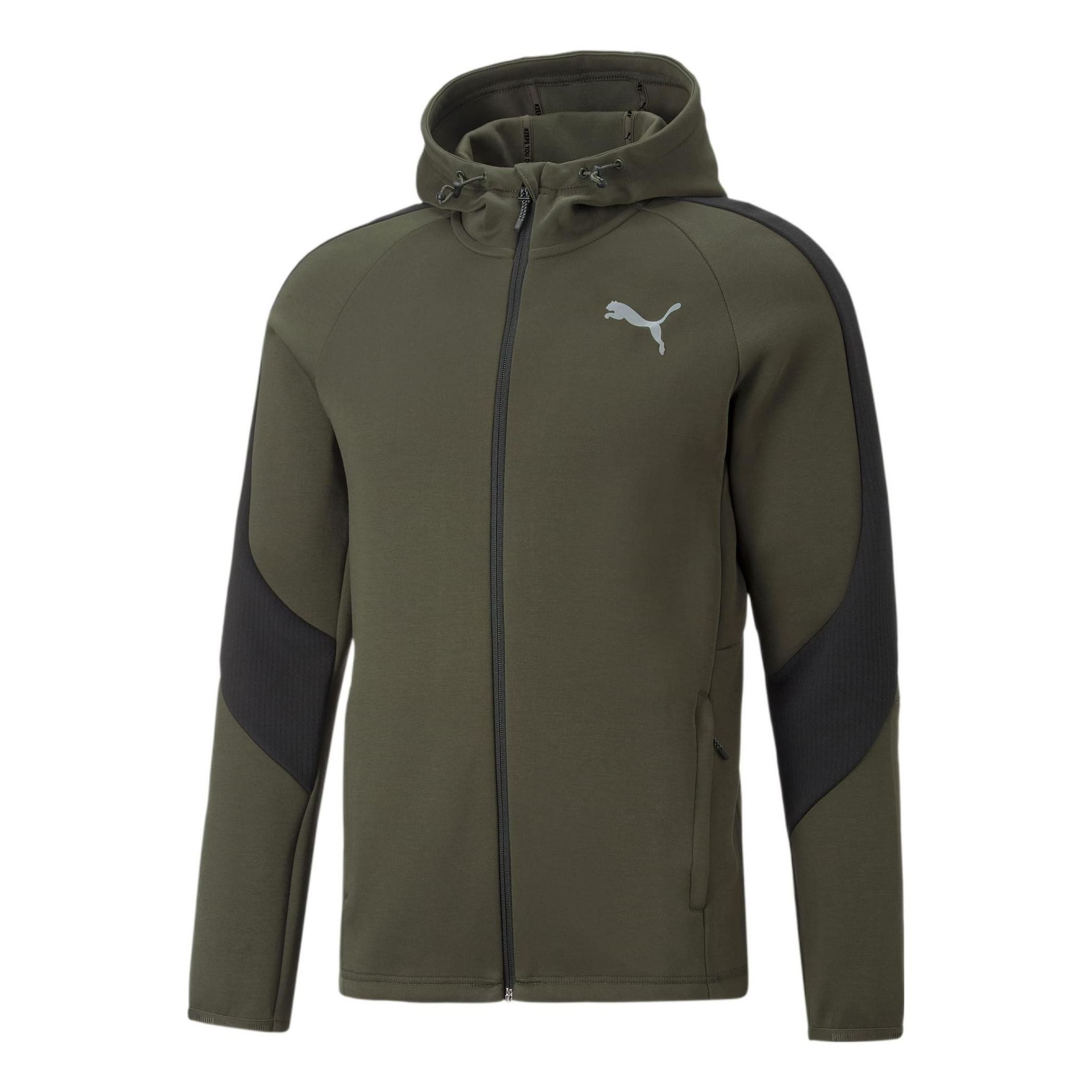 Puma Evostripe Full Zip Hoodie 'Green' 672386-70 - 1