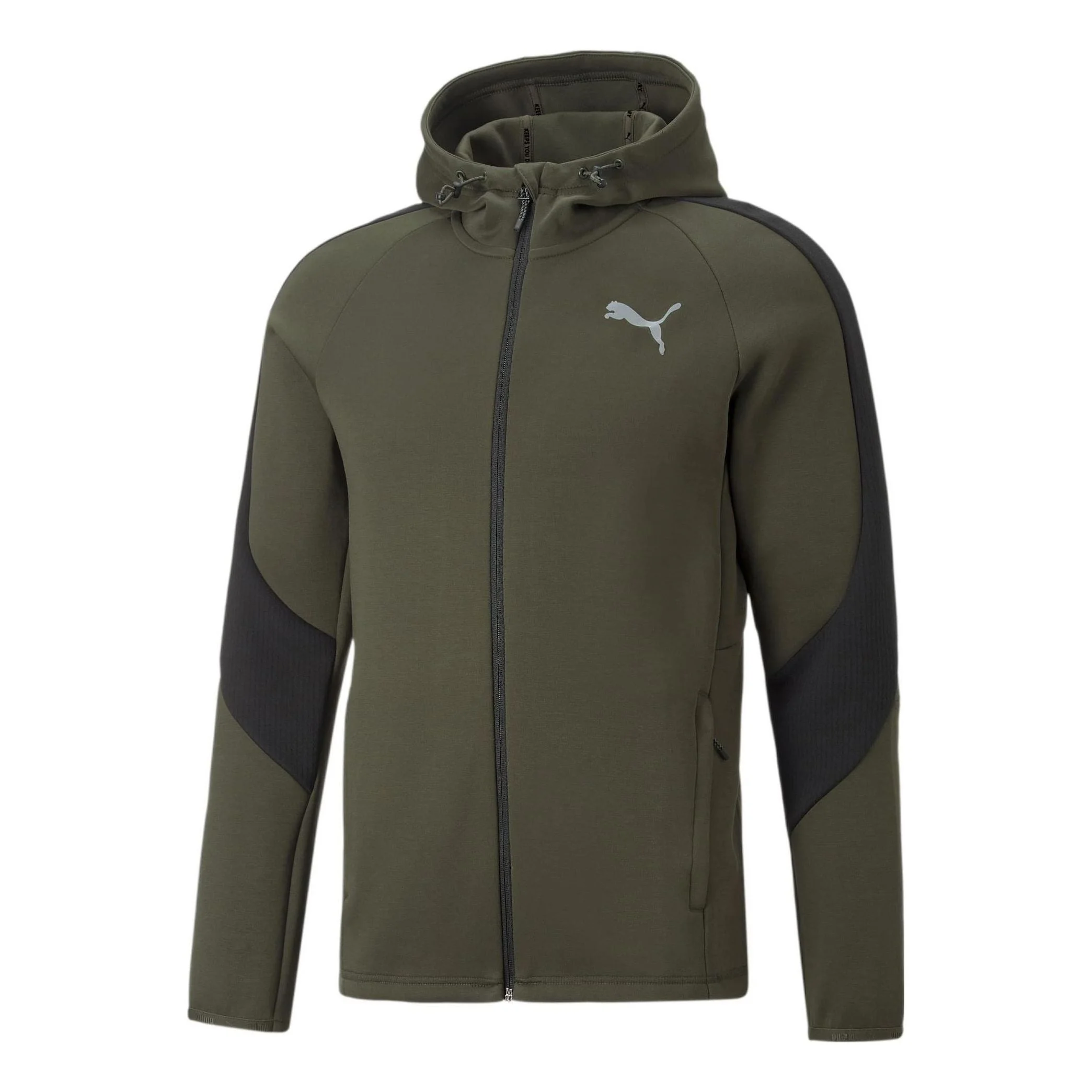 Puma Evostripe Full Zip Hoodie 'Green' 672386-70 - 1