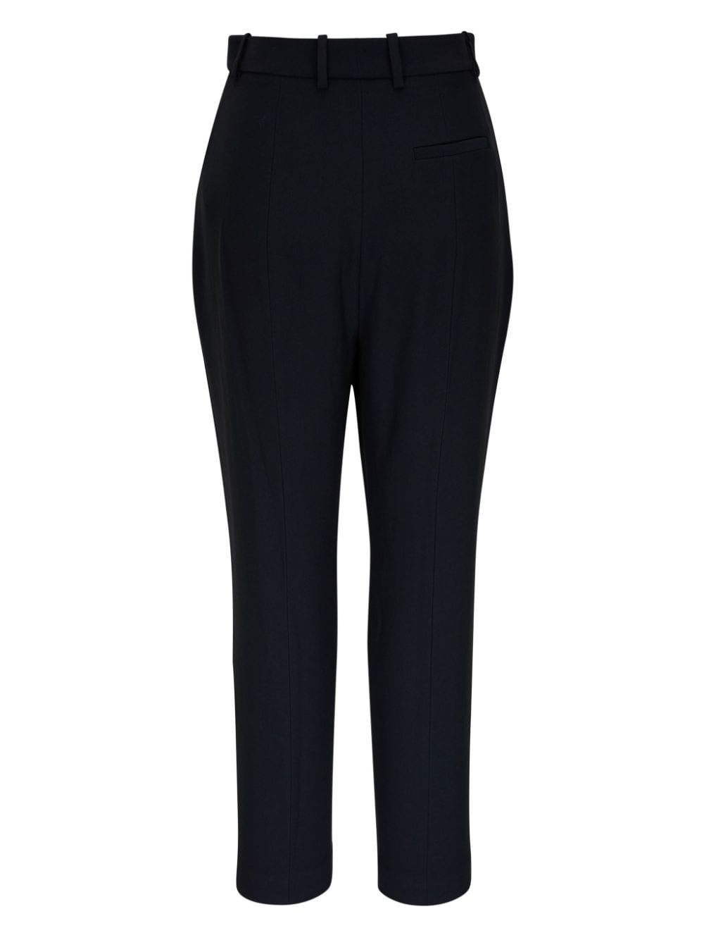 high-waisted tailored trousers - 2