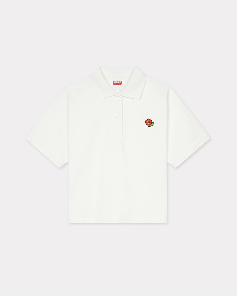 'KENZO Pop' embroidered short polo in cotton 1