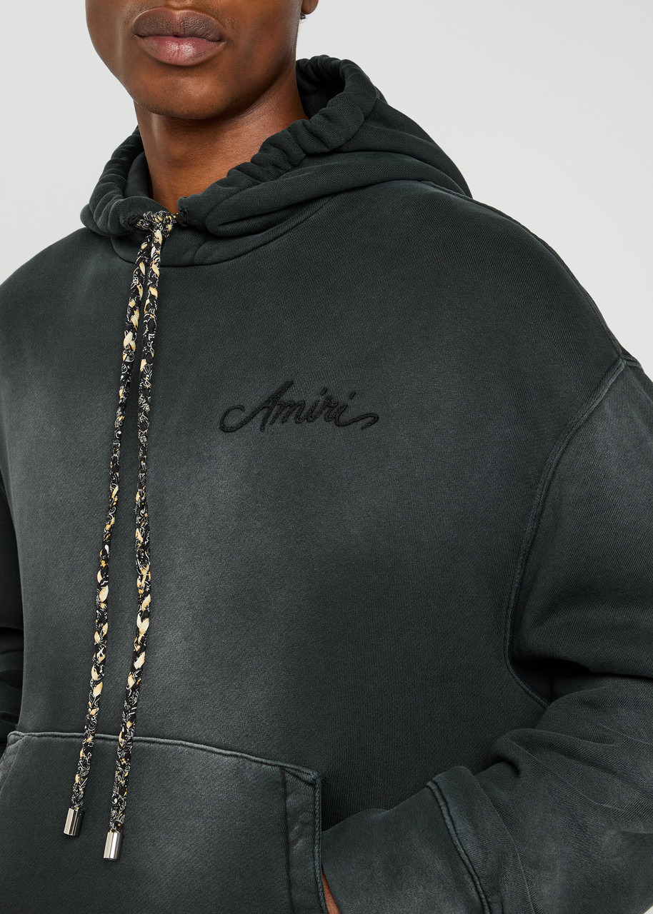 Amiri Bleach Bandana Hooded Cotton Sweatshirt - 5