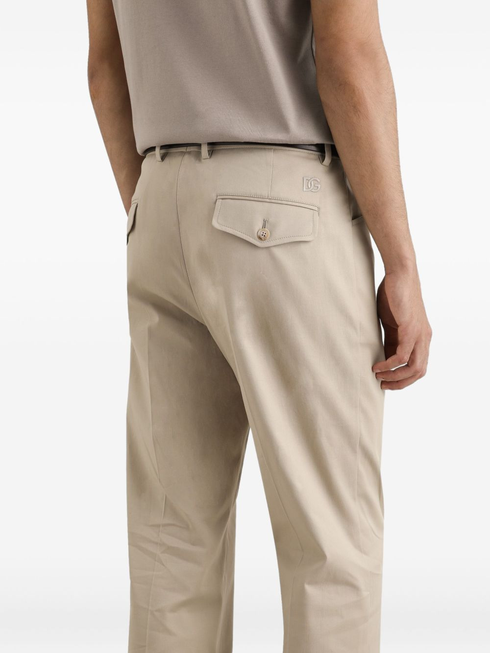 button-fastening pocket trousers - 5