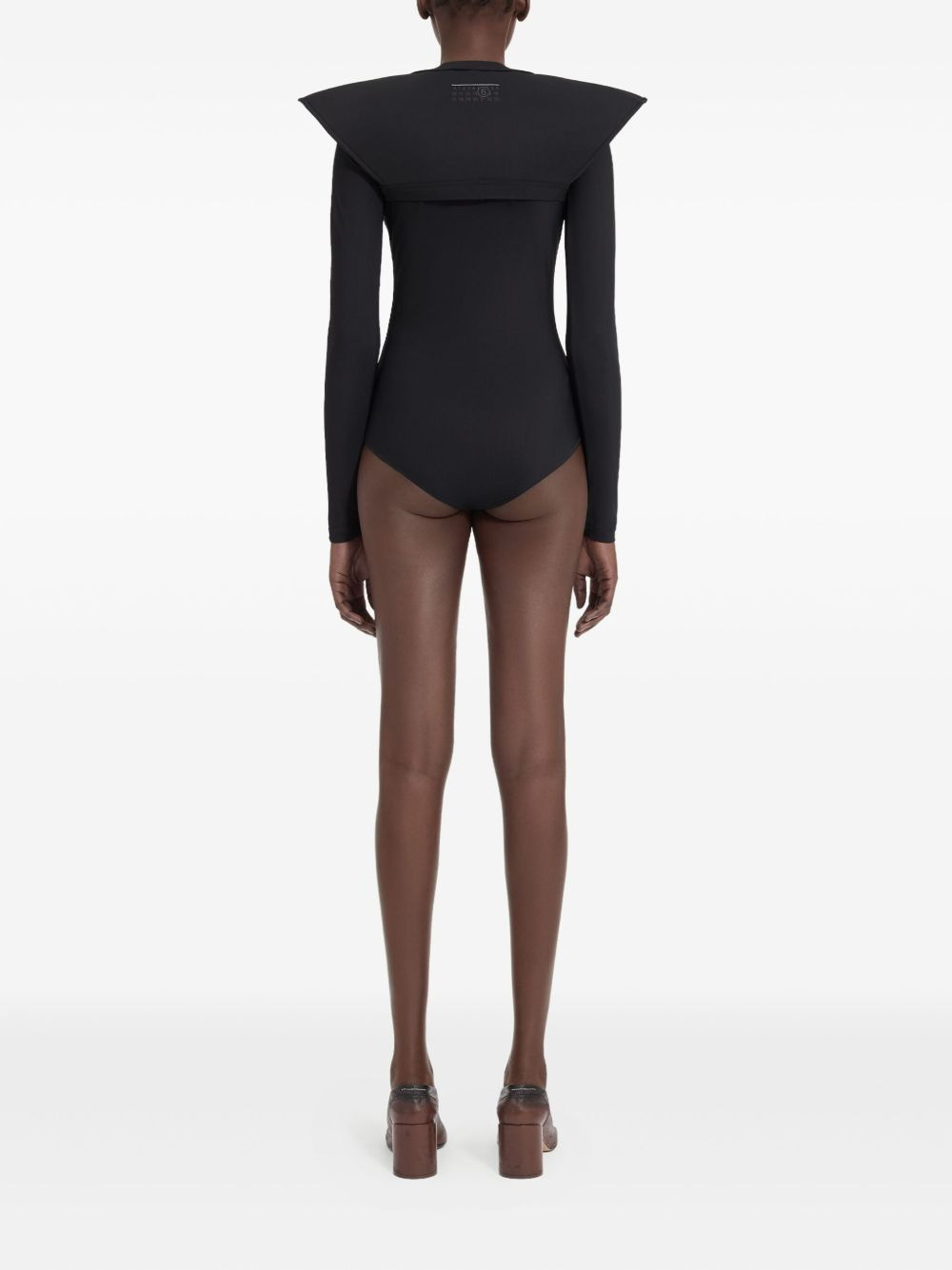 shoulder-padded shrug - 5
