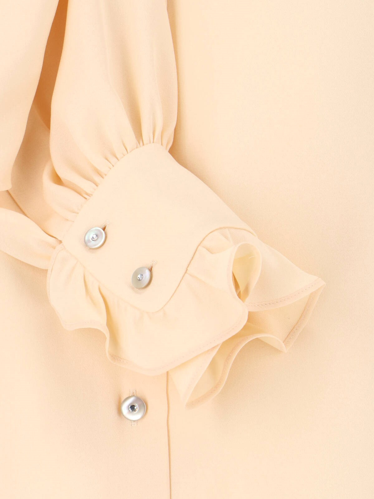 SILK SHIRT WITH RUFFLES - 4