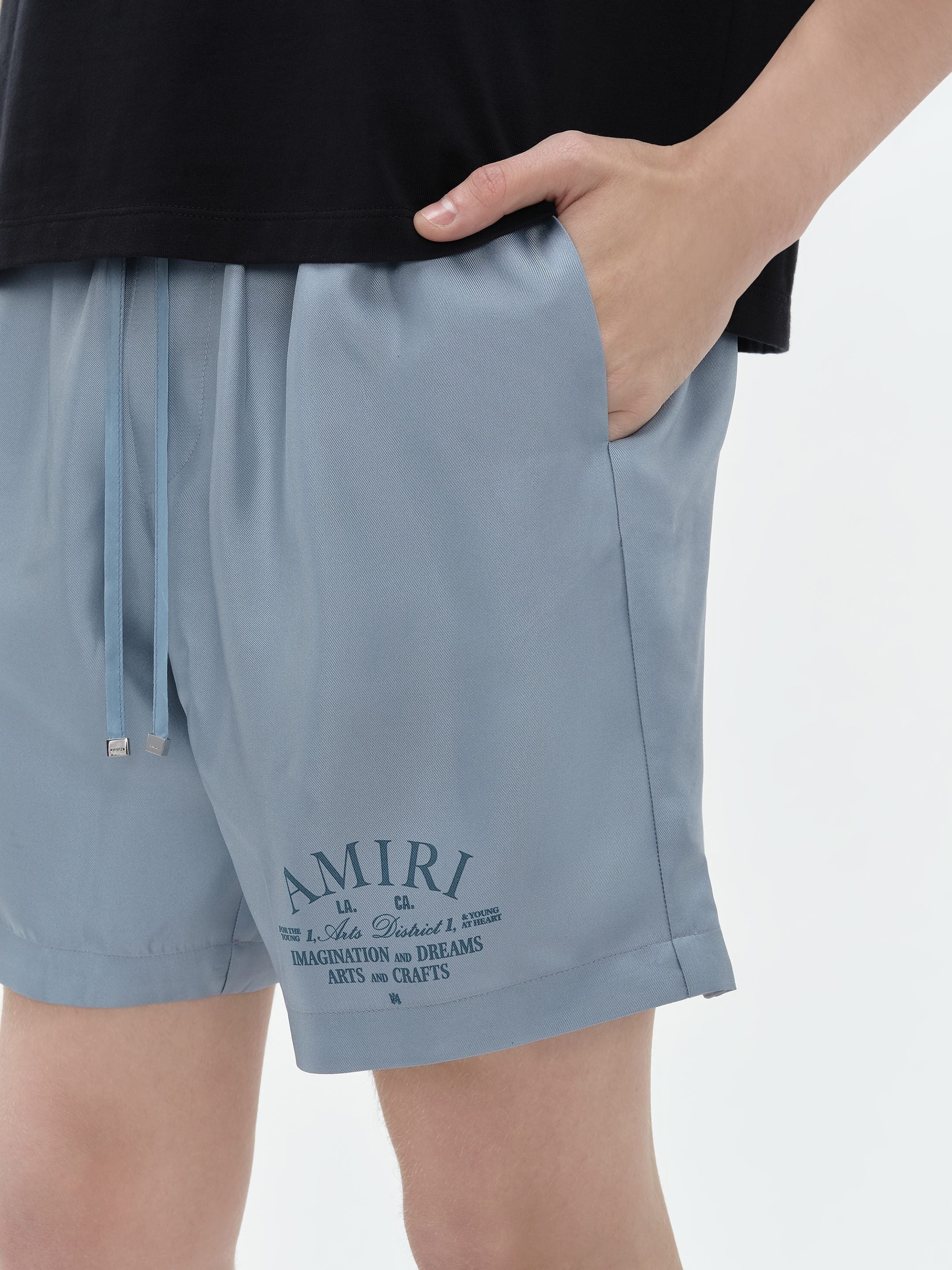 AMIRI ARTS DISTRICT SILK SHORT - 4