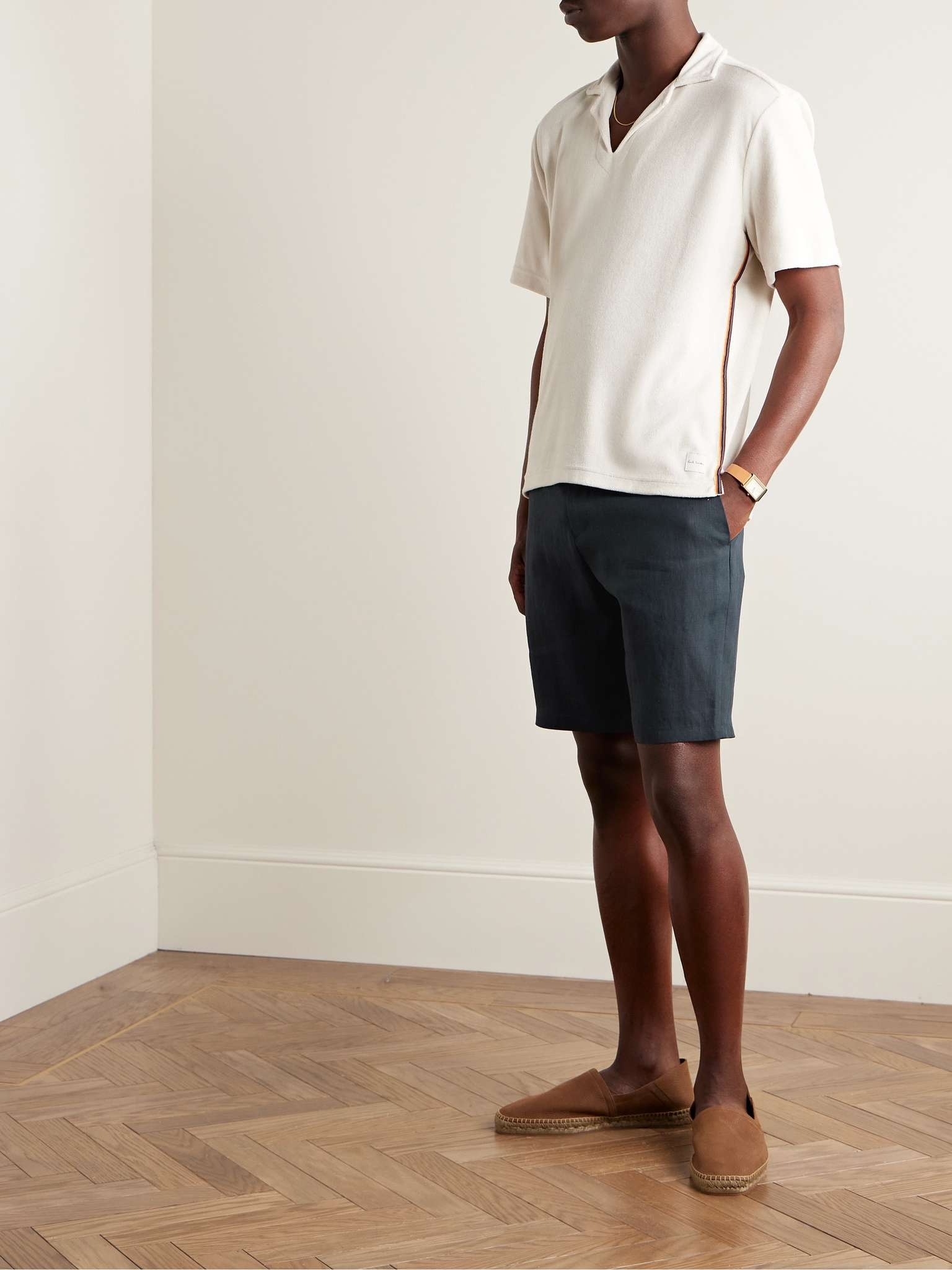 Straight-Leg Linen Shorts - 2