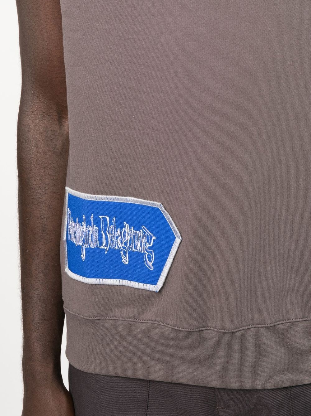 patch-detail cotton vest - 5