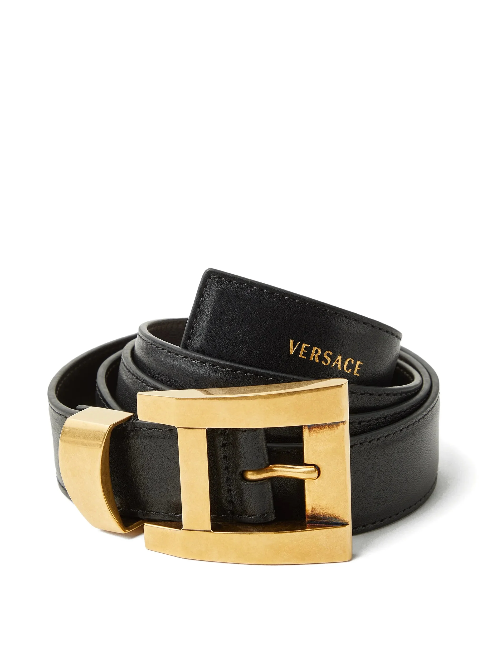 Versace Leather Belt 3 Cm - 1