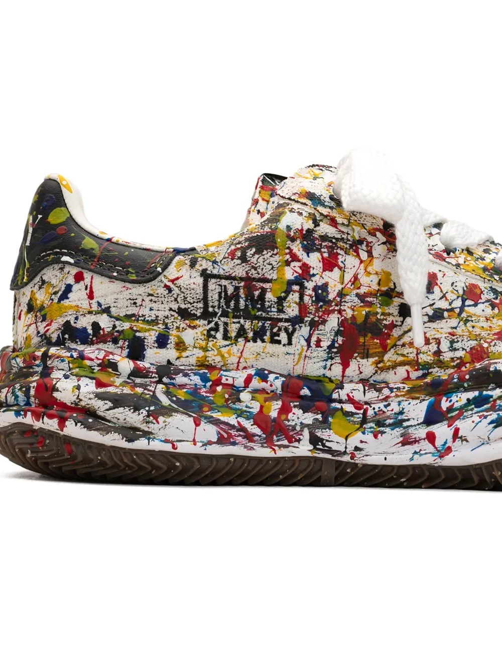 MAISON MIHARA YASUHIRO - Men Blakey Original Sole Sputtering Canvas Low-Top Sneaker - 6